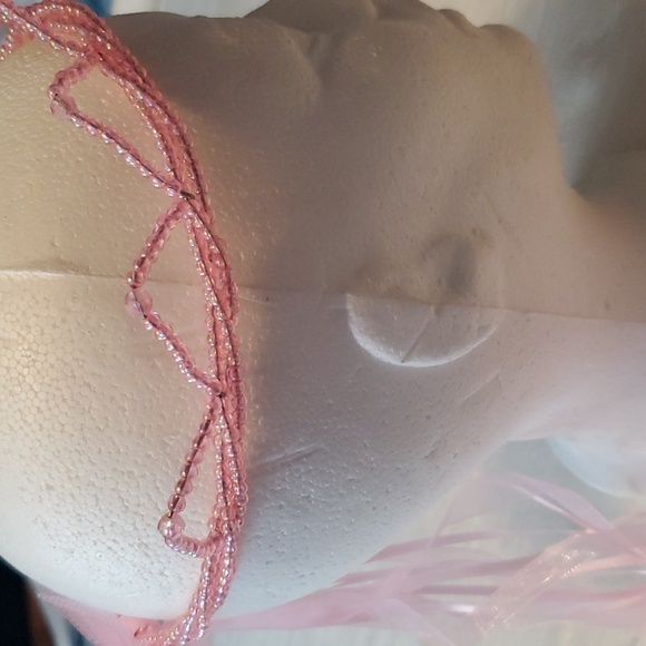 ๐4/$25 Girls Princess Beaded Tiara - Pink Iridescent - Picture 7 of 11